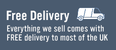 Free Delivery* - Everything we sell is delivered FREE to most of the UK