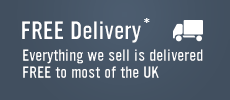 Free Delivery - Everything we sell is delivered FREE to most of the UK