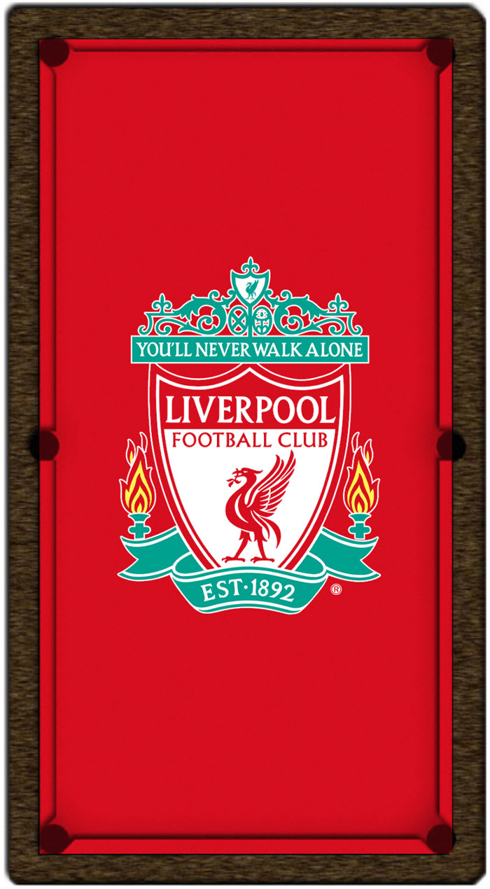 Liverpool Club Crest Pool Table Cloth