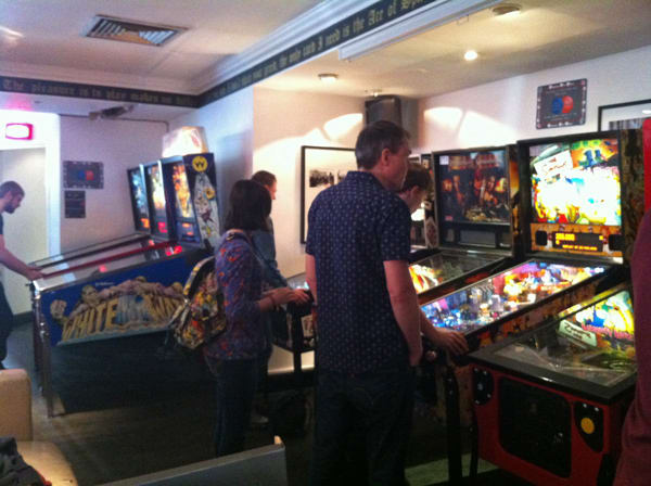 London Pinball Championships 2015 - Pipeline Practice Machines