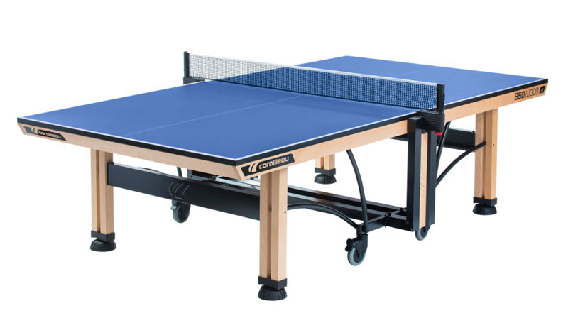 Cornilleau 850 Wood Indoor Table Tennis Table - Blue