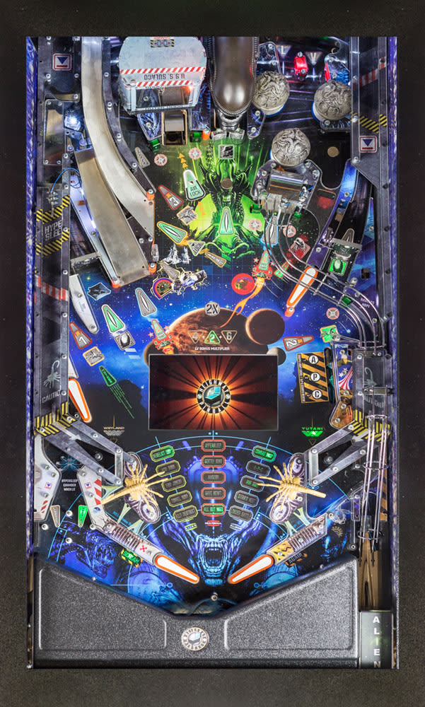 Alien Pinball Machine - Playfield Plan