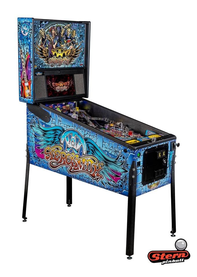 Aerosmith Pro Pinball Machine - Machine Overview Left