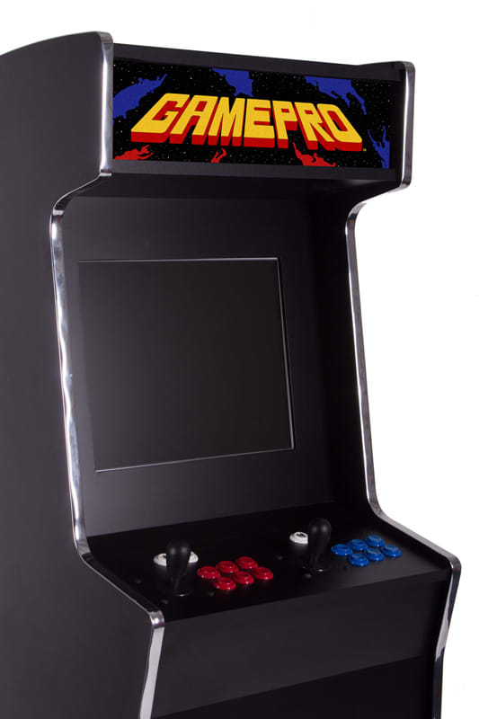 GamePro Invader Upright Arcade Machine - Top Half