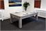 Signature Warwick Pool Dining Table In Concrete - Dining Set Up