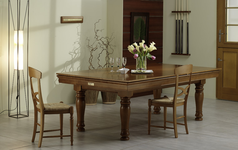 Val de Loire Pool Table with Dining Top
