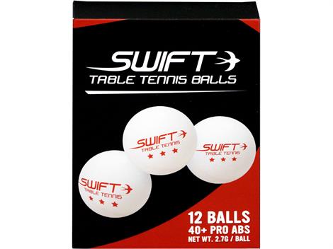 Swift Box of 12 Ping Pong Balls