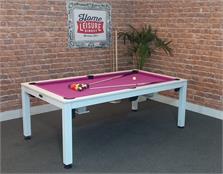 Signature Strickland American Pool Table: White Finish - Warehouse Clearance