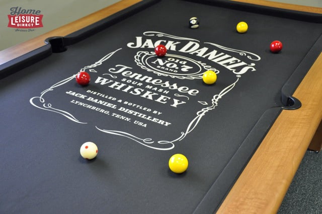 Jack Daniels Pool Table Cloth - fitted