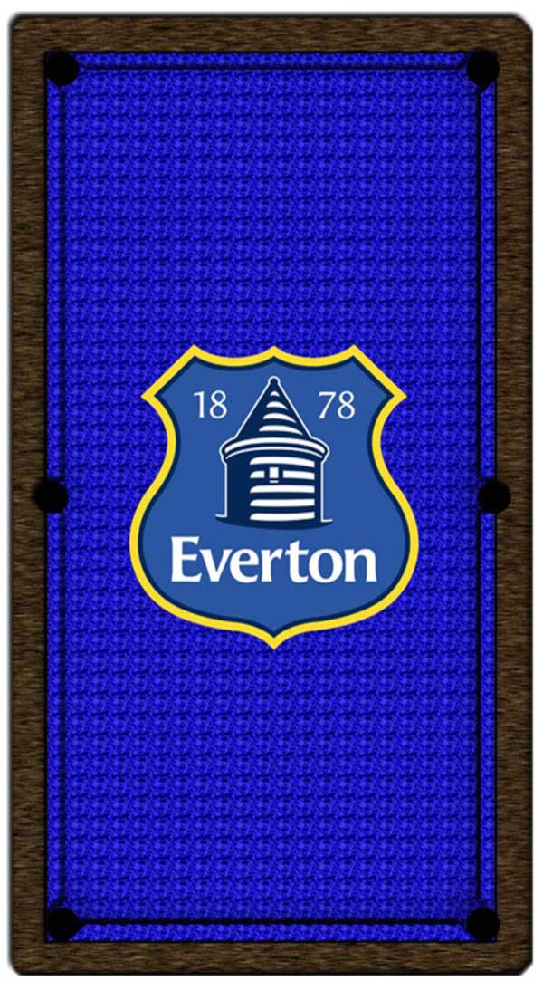 Everton Club Crest Pool Table Cloth
