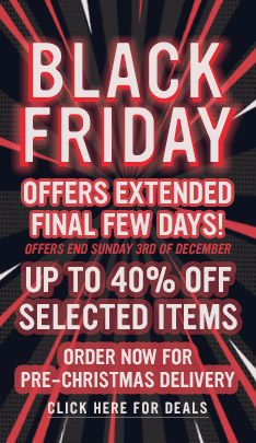 Black Friday, Up to 40% off selected items.