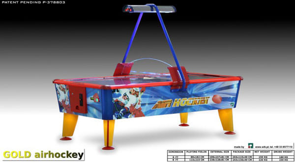 WIK Gold Air Hockey Table 1