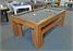 Billiards Montfort Lewis Pool Table - Teak in Showroom