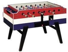 Garlando Coperto Deluxe Football Table - Red, White and Blue Finish