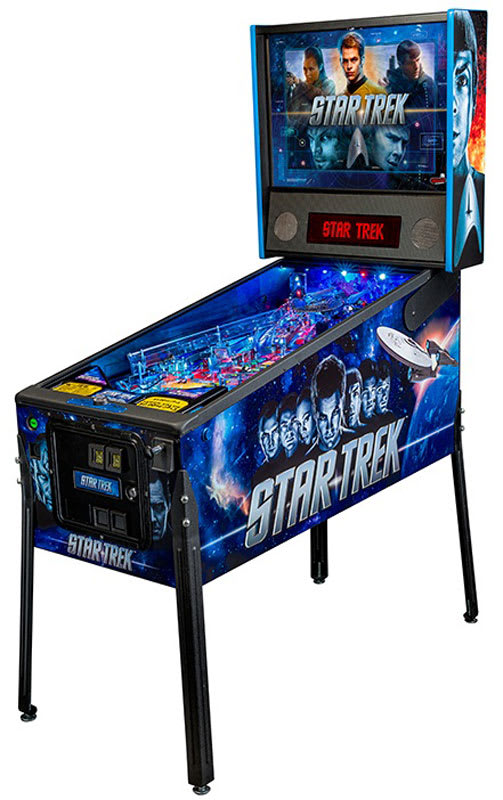 Stern Star Trek Pro Pinball Machine Full Body Cabinet Home Leisure Direct