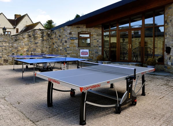 Table Tennis Tables Outside our Showrooms