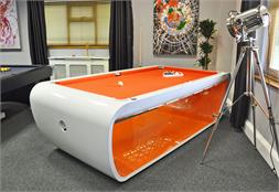 Toulet Blacklight Luxury Pool Tables - White