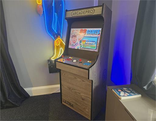 ArcadePro Ultra - 2 Player, Grey Oak, Arcade Machine: Warehouse Clearance