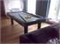 Longoni Fire Pool Table with Grey Cloth - Room Shot