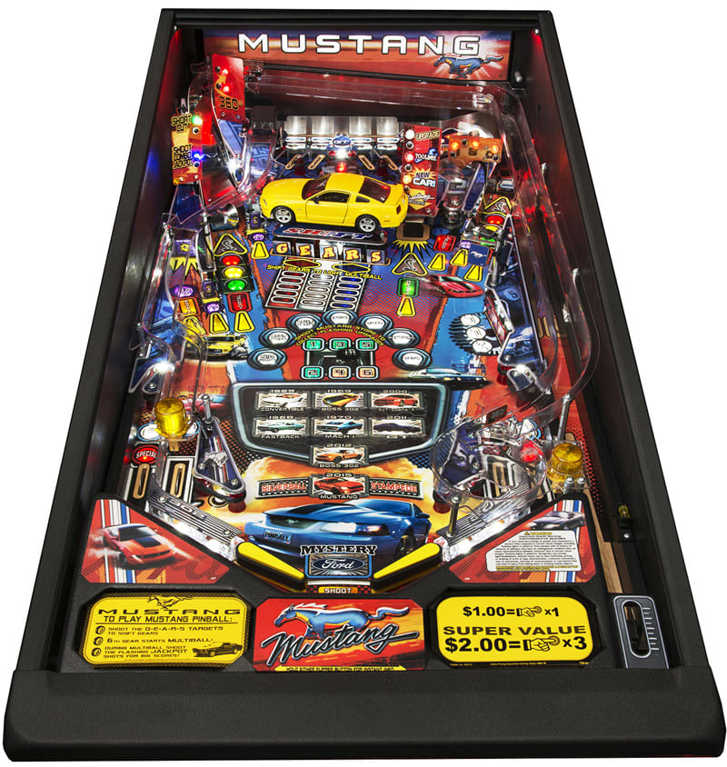 Mustang Pinball Playfield