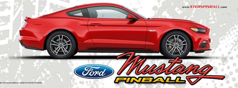 Ford Mustang Pinball Machine