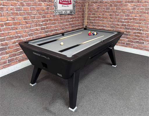 Rasson Apollo Pool Table, Black Edition - Warehouse Clearance
