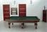 Billiards Montfort Amboise Pool Table - in Showroom with H10 Finish from Side