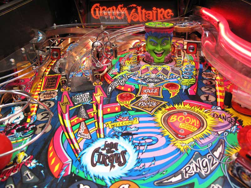 Cirqus Voltaire Pinball Machine - Playfield 1