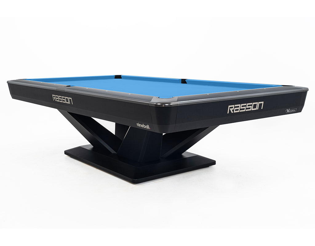 Rasson Victory III American Pool Table in Black Fluorocarbon