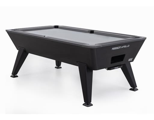 Rasson Apollo Pool Table Black with Grey Trim