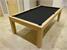 Billiards Montfort Lewis Pool Table - Customer Installation in Oak with a Black Cloth