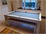 Billiards Montfort Lewis Pool Table - Customer Installation in White with Benches