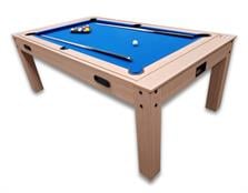 Signature Crawford 4-in-1 Pool, Air Hockey & Table Tennis Table: All Finishes - 6ft