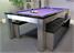 Billiards Montfort Lewis Stainless Steel Pool Dining Table