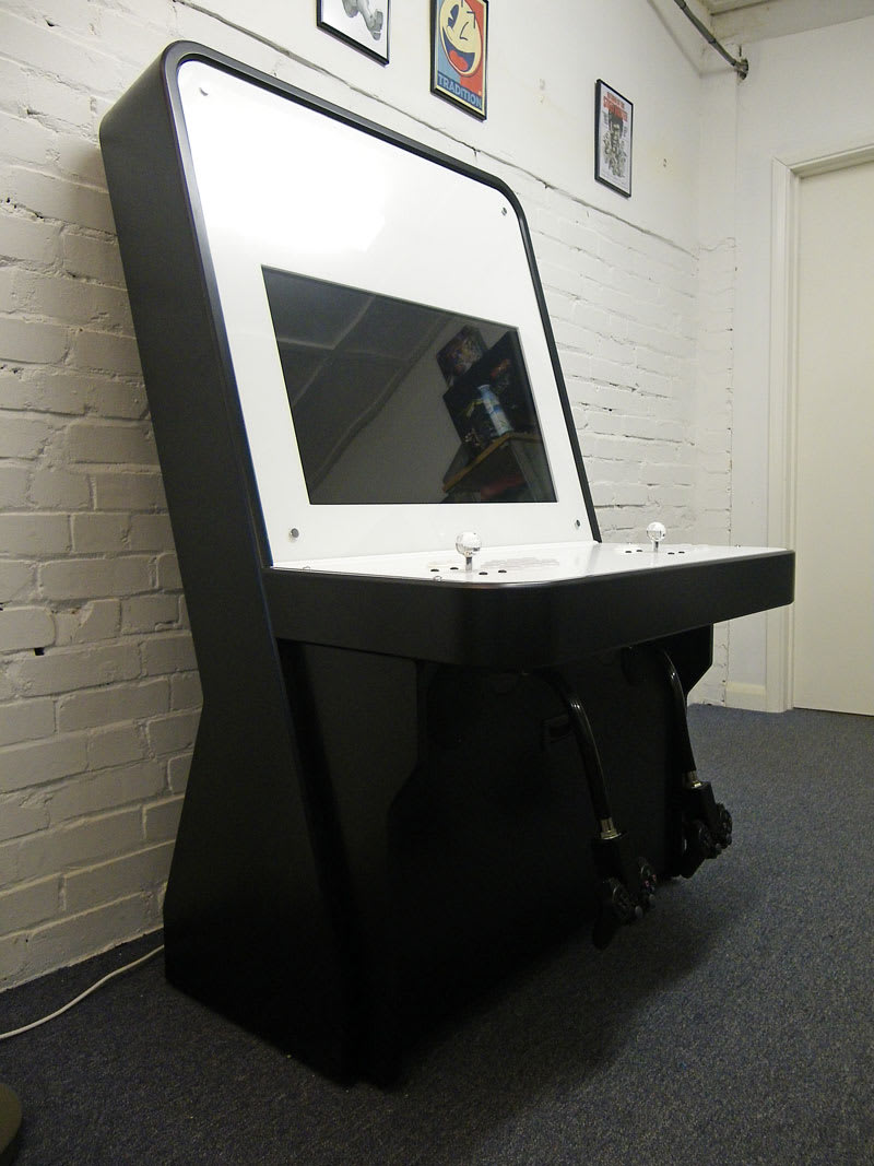 Nu Gen Arcade Machine in Black and White