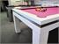 Billiards Montfort Lancaster Pool Table in High Gloss White - Corner