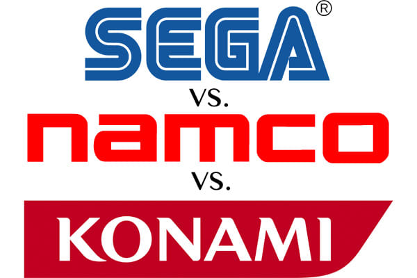 Sega vs Namco vs Konami