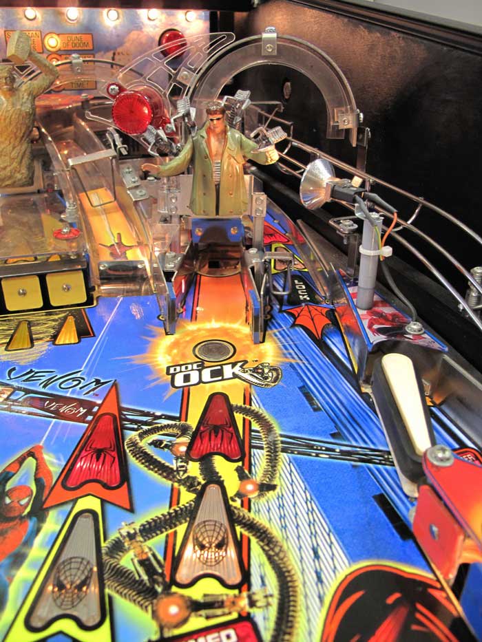 Stern Spider-Man Pinball Machine on Display!