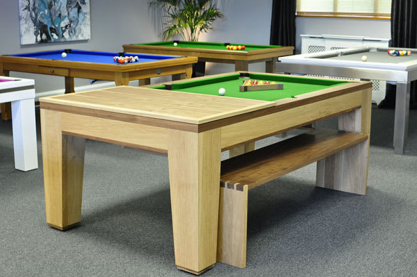 Designer Billiards Spartan Pool Dining Table - Half Top