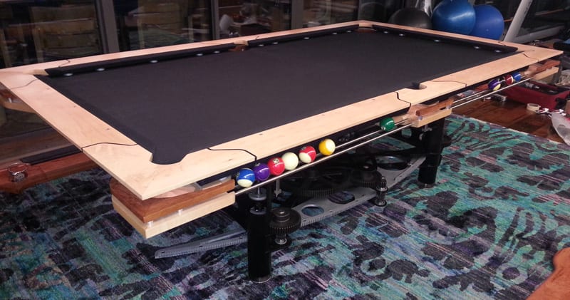 Hurricane Billiards Split Personality Pool Table - Customer Installation