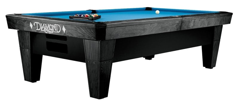 Diamond Billiards Pro-Am Pool Table in Charcoal