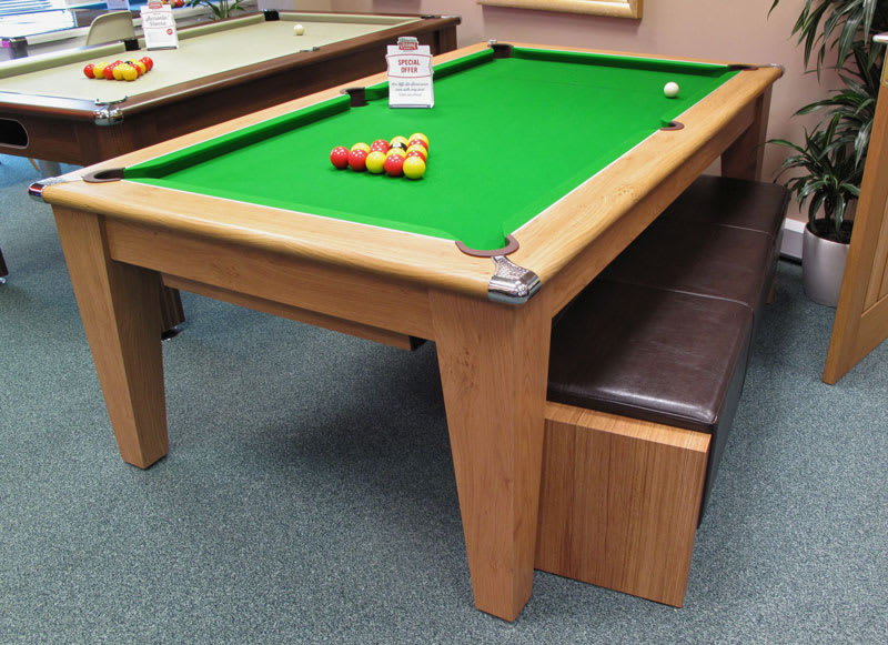 Pool Table Bench Under Table