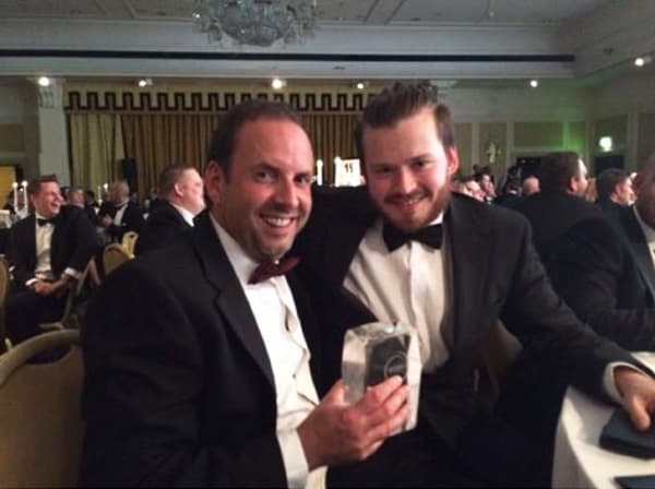 eCommerce Awards 2014 - Andy and Dave Winning