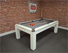 Signature Warwick Pool Dining Table - White Finish, 7ft: Warehouse Clearance