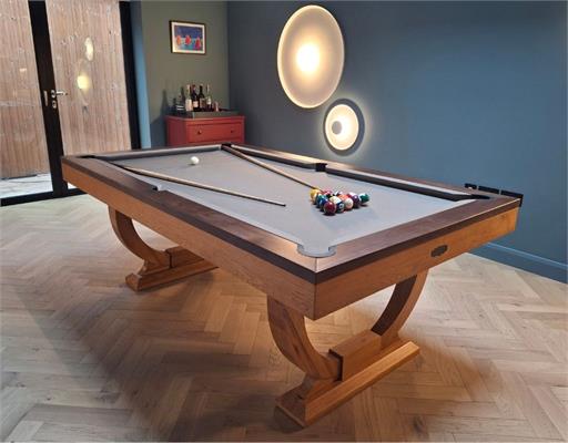 Signature Huntsman Oak and Walnut Pool Dining Table: 6ft, 7ft
