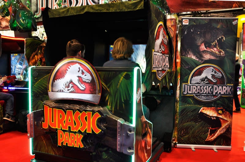 EAG International 2015 - Jurassic Park Arcade Machine