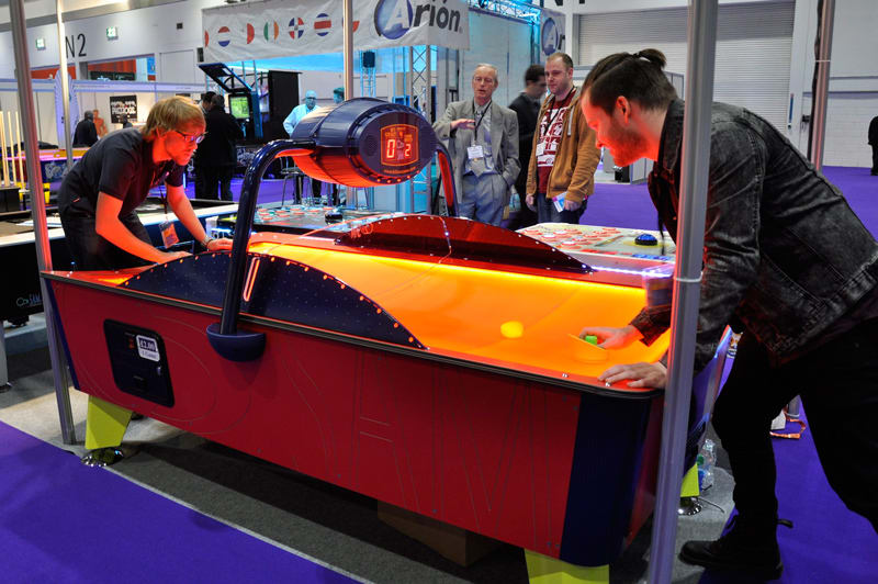 EAG International 2015 - SAM Curved Air Hockey Table