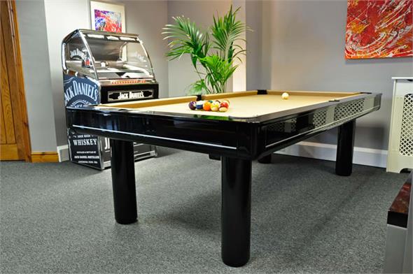 Longoni Elegant Black Luxury Pool Tables