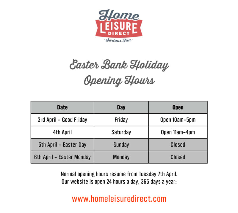 Easter Opening Hours 2015