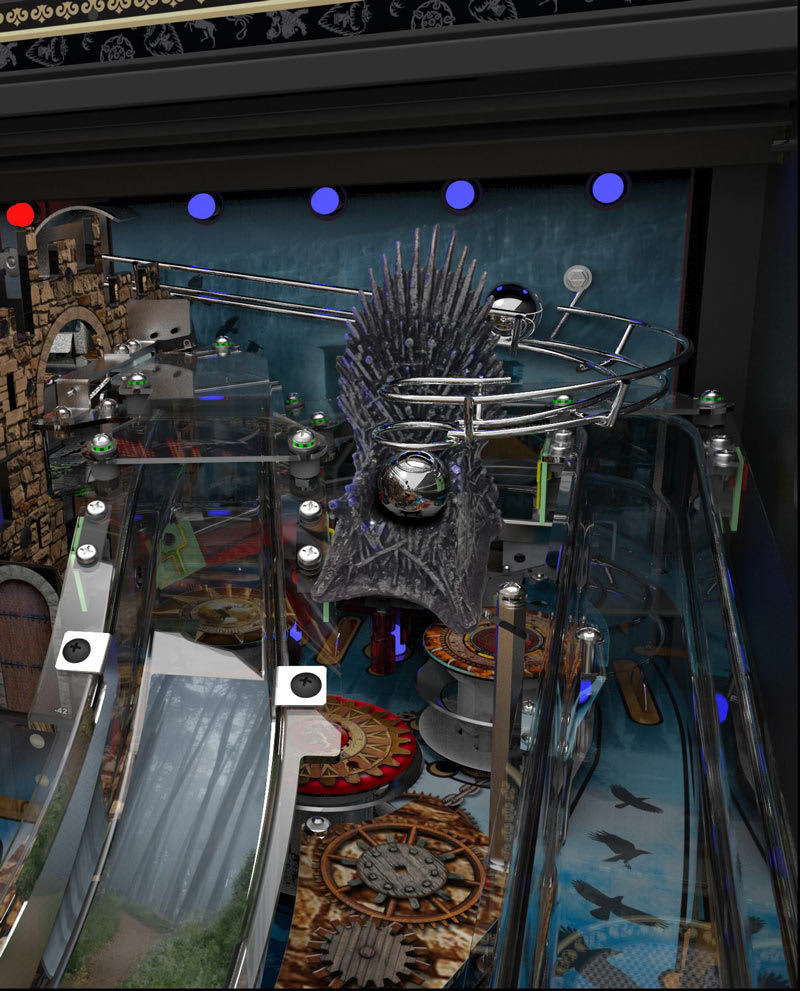 Stern Game of Thrones Pinball Machine - Throne